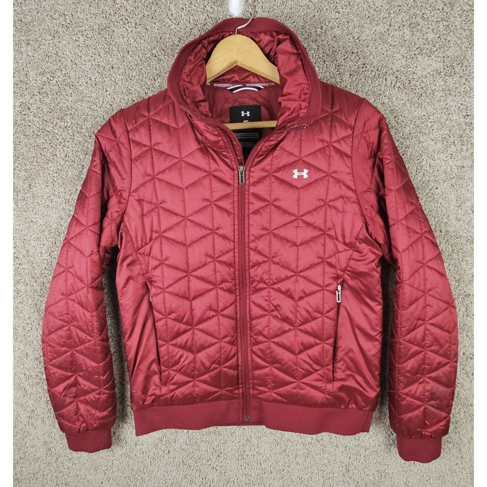Under Armour Red Quilted Puffer Jacket
